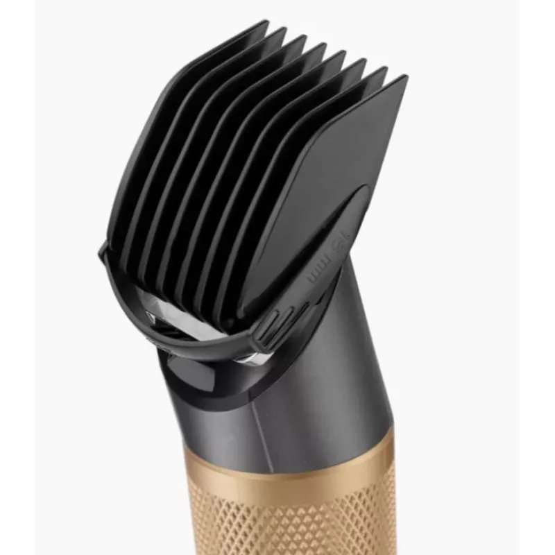 Plaukų kirpimo mašinėlė BaByliss E987E Gold Granite — įkraunama Li-Ion, 8 ilgio pakopos, 0,6 mm–28 mm, atspari vandeniui