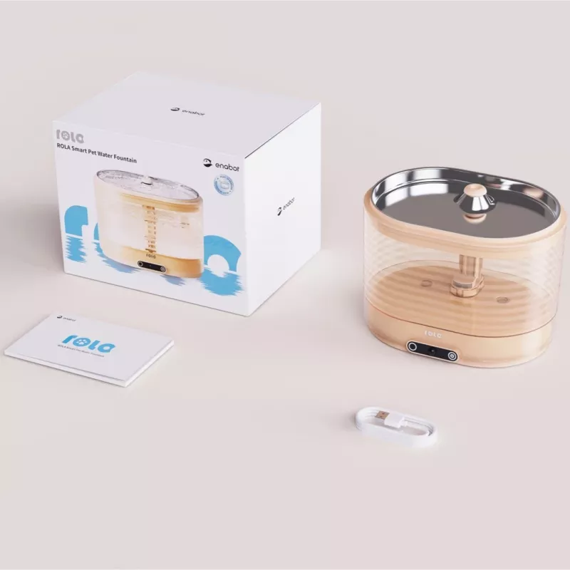 EnaBot Rola fontanas – kačių fontanas su filtru
