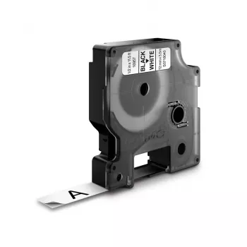 DYMO D1 Durable - juoda ant balto - 12 mm