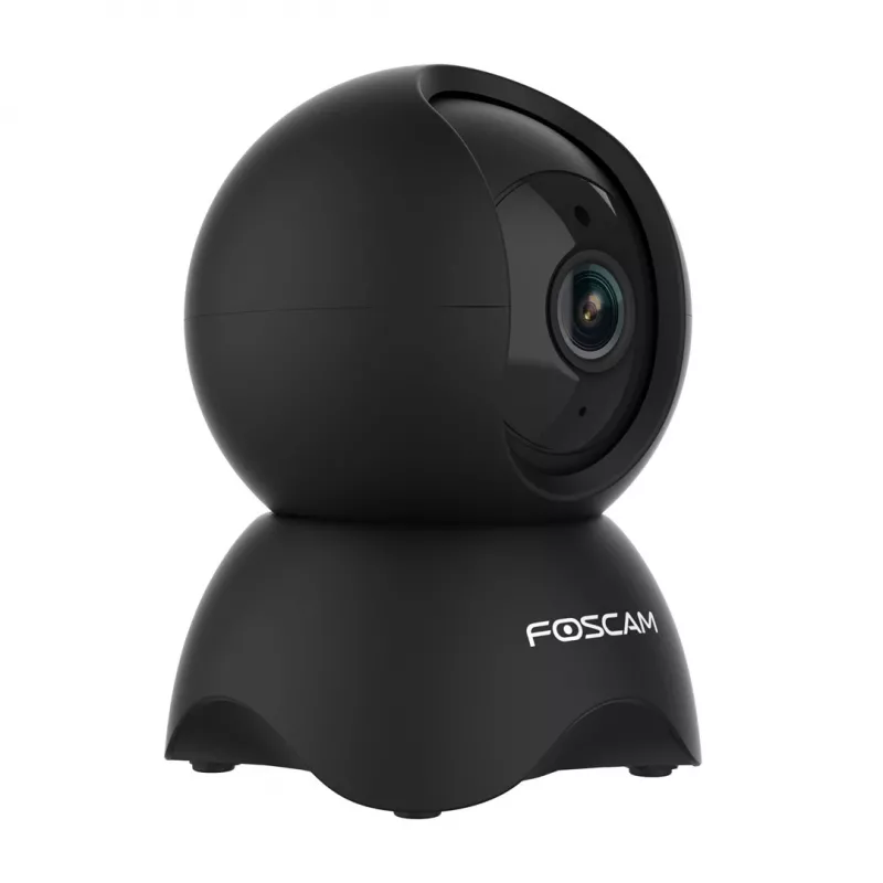 IP apsaugos kamera Foscam X5, lemputės formos, 5 MP (2560×1920), Wi‑Fi ir Ethernet, „MicroSD“ iki 256 GB, 360° pasukama/pakreipiama, 6x skaitmeninis priartinimas, naktinis matymas 8 m