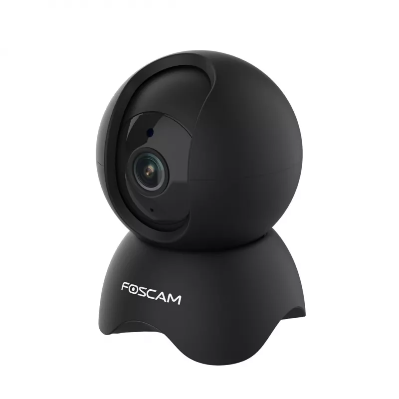 IP apsaugos kamera Foscam X5, lemputės formos, 5 MP (2560×1920), Wi‑Fi ir Ethernet, „MicroSD“ iki 256 GB, 360° pasukama/pakreipiama, 6x skaitmeninis priartinimas, naktinis matymas 8 m