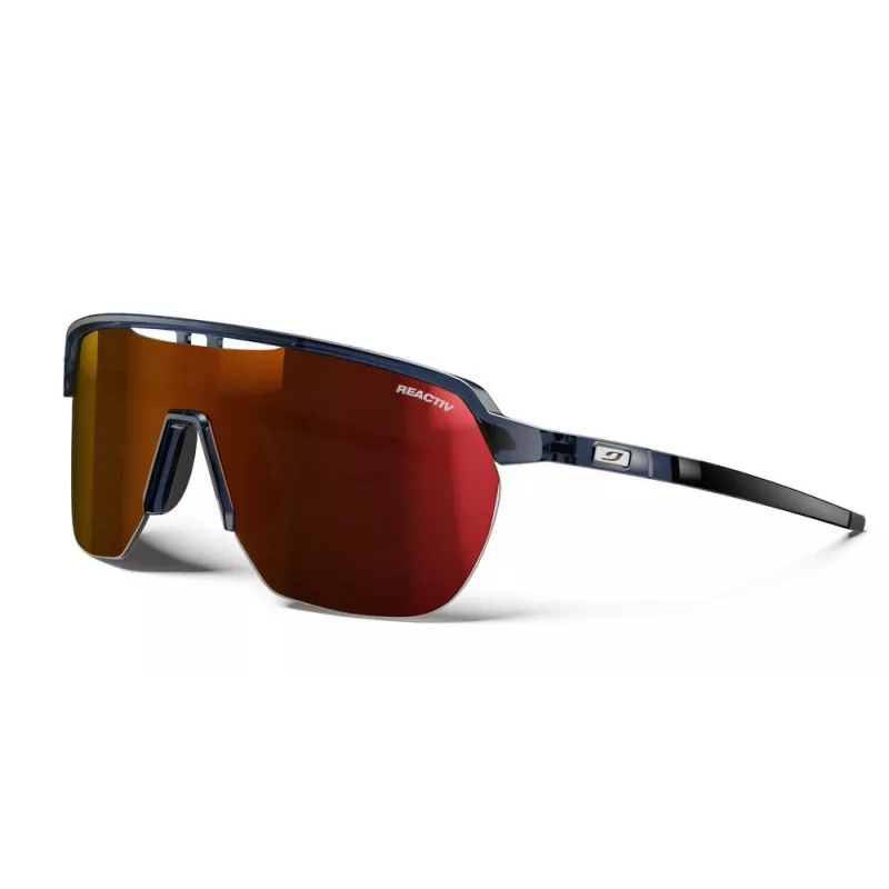 JULBO FREQUENCY REACTIV 0-3 HC juodi/mėlyni akiniai nuo saulės
