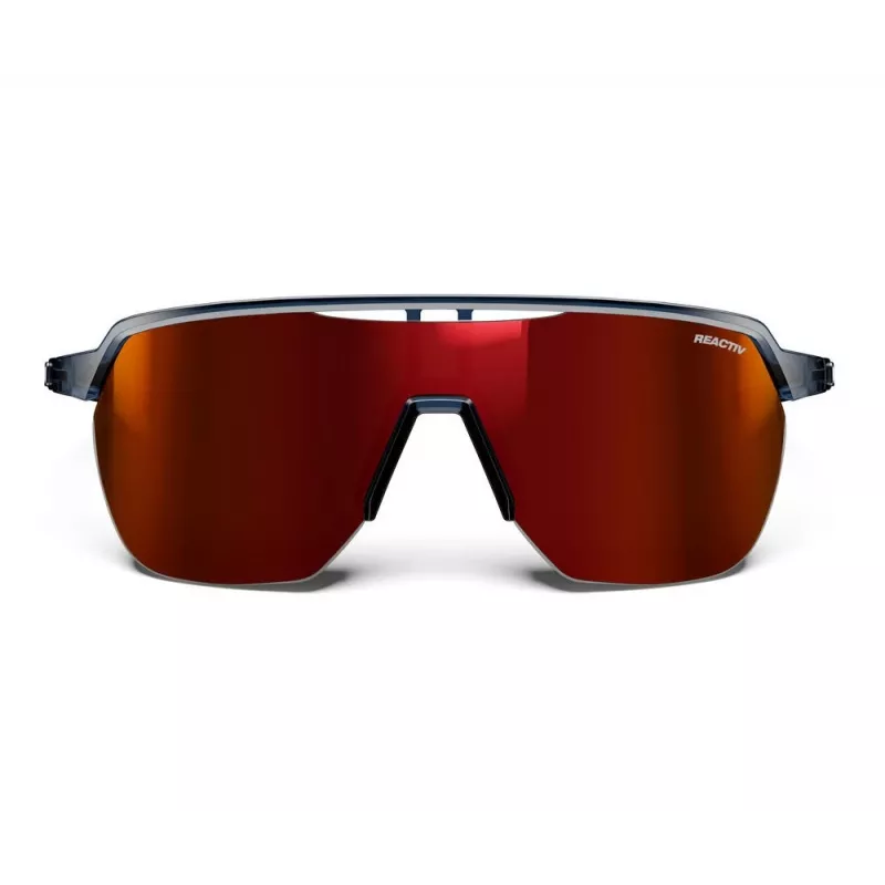 JULBO FREQUENCY REACTIV 0-3 HC juodi/mėlyni akiniai nuo saulės
