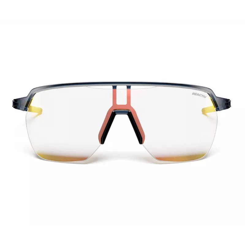JULBO FREQUENCY REACTIV 0-3 HC juodi/mėlyni akiniai nuo saulės