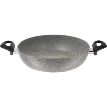 BALLARINI Ferrara gili keptuvė su 2 rankenomis 28 cm granito FERG3K0.28D