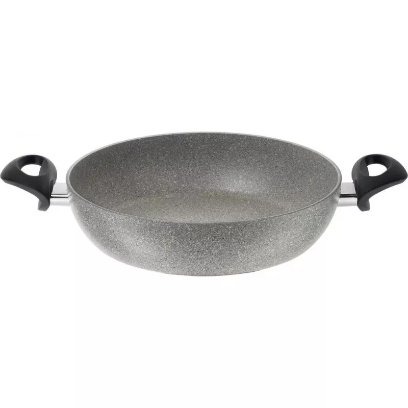 BALLARINI Ferrara gili keptuvė su 2 rankenomis 28 cm granito FERG3K0.28D