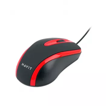 Havit HV-MS753 - universal computer pelė, red and Juoda