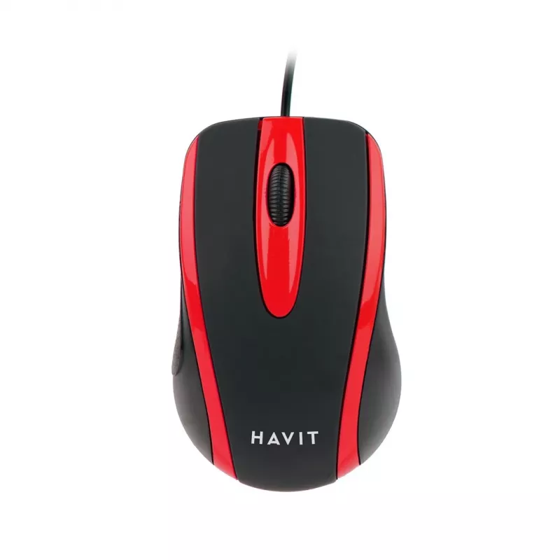 Havit HV-MS753 - universal computer pelė, red and Juoda