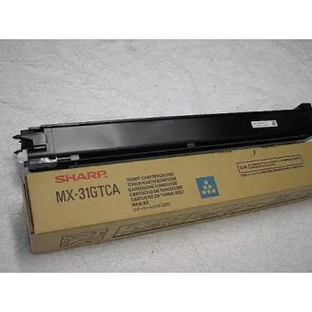 tonerio kasetė Sharp MX-31GTCA 10000 puslapių Žydra