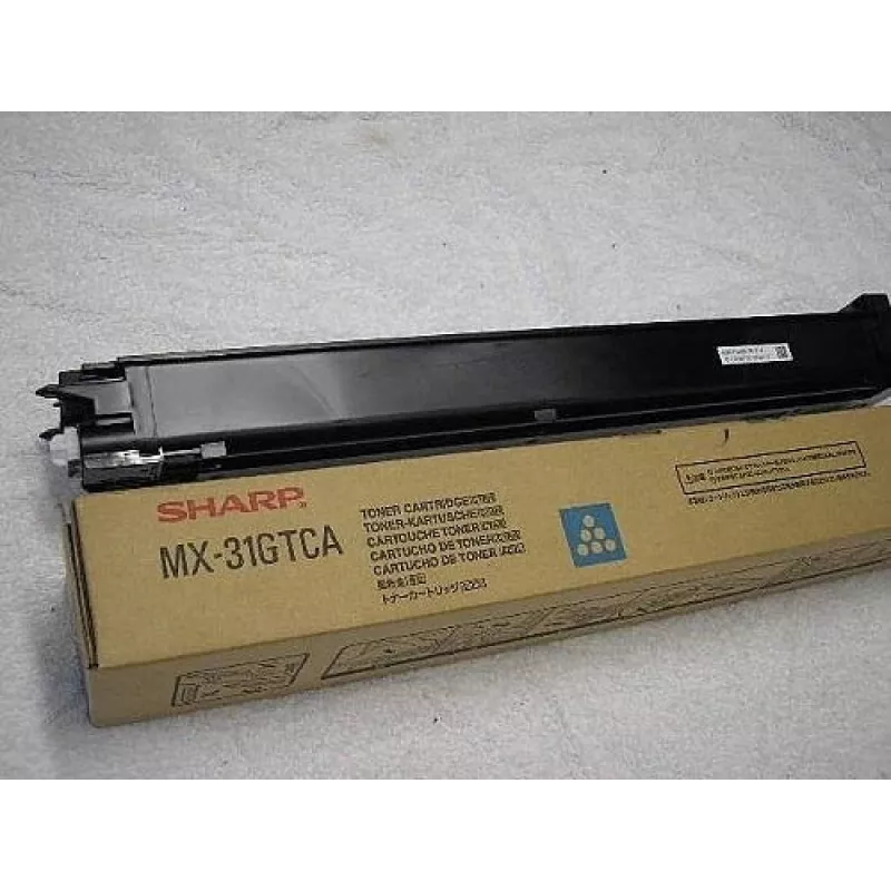 tonerio kasetė Sharp MX-31GTCA 10000 puslapių Žydra