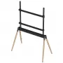 TV priedo grindų stovas 55-86/JUODA/MEDIS TVS-86F-01-BK Gembird