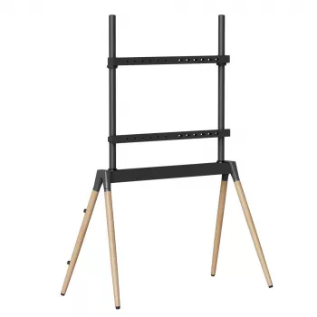 TV priedo grindų stovas 55-86/JUODA/MEDIS TVS-86F-01-BK Gembird