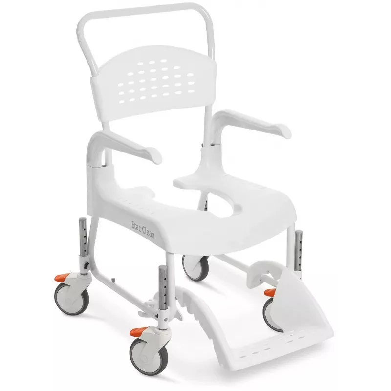 Neįgaliojo vežimėlis medpunkt ETAC Clean 55 cm su 2 stabdžiais ir tualeto funkcija