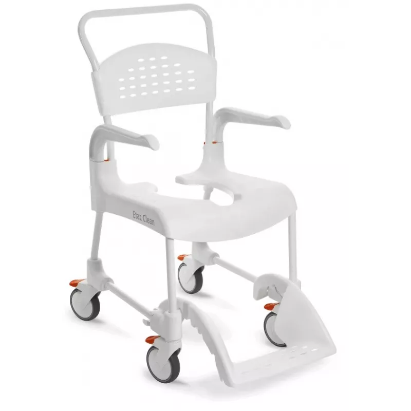 Neįgaliojo vežimėlis medpunkt ETAC Clean 55 cm su 2 stabdžiais ir tualeto funkcija