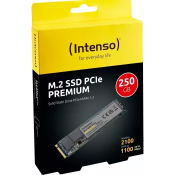 Intenso PREMIUM - SSD - 250GB - vidinis - M.2 2280 - PCI Express 3.0 x4 (NVMe) (3835440)