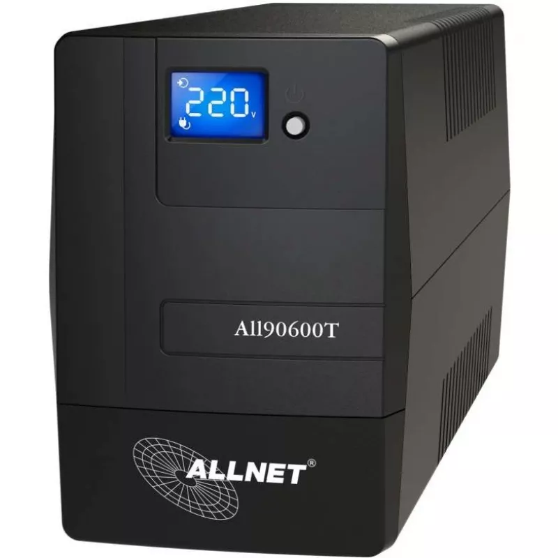 ALLNET ALL90600T nepertraukiamo maitinimo šaltinis (UPS) 600 VA 4 kintamosios srovės išėjimai linijinės sąveikos