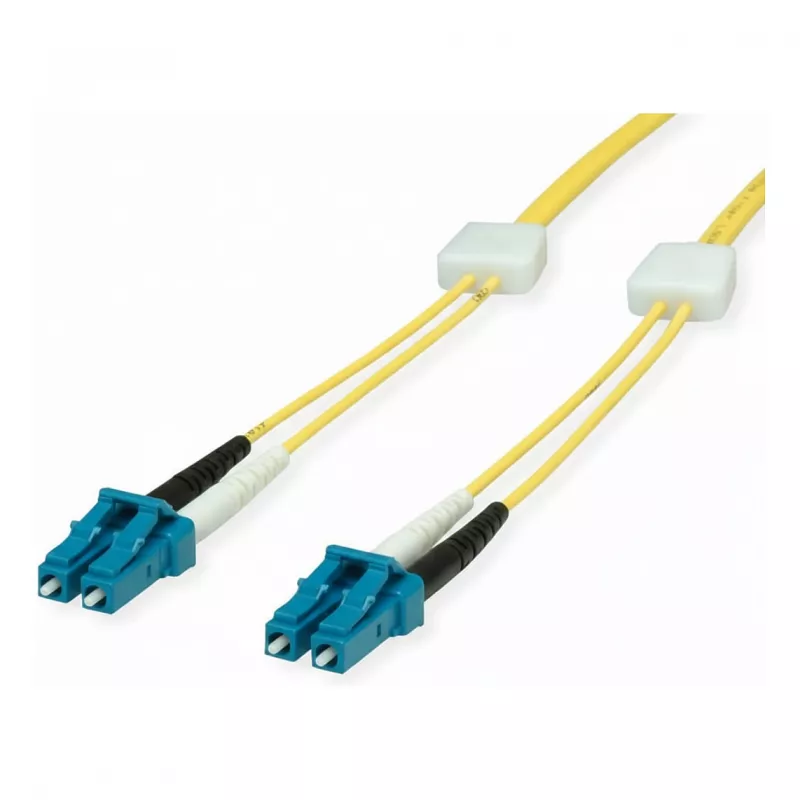 ZVK GmbH EasyLan FO Patch Cord Premium, Duplex - Patch-Cable - LC Single-Modus (M) to LC Single-Modus (M) - 2 m - Fibre Optic - Duplex - 9/125 mikrometrai - OS2 - Geltona, RAL 1021