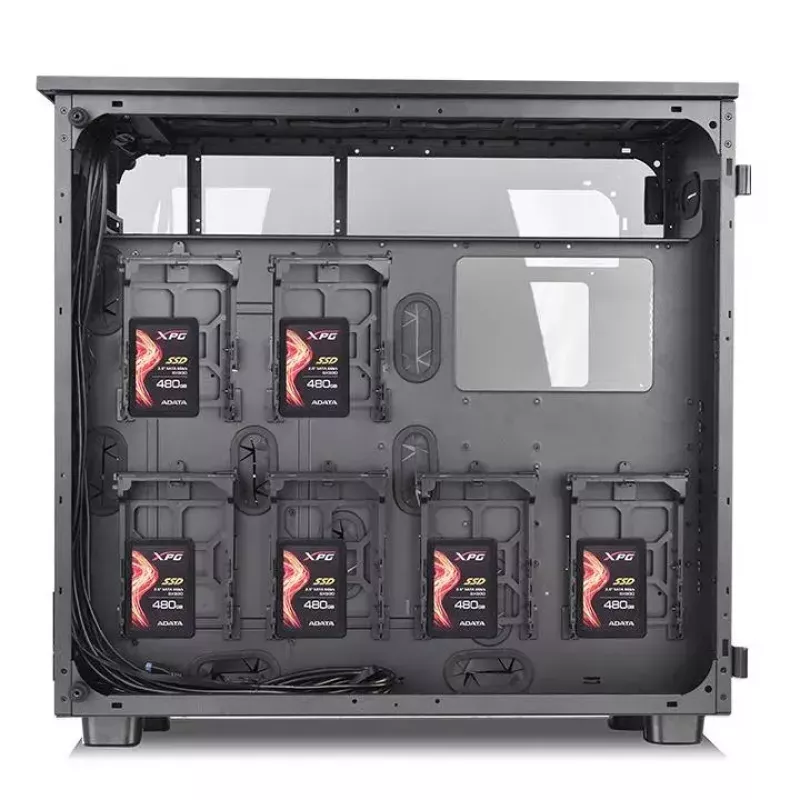 PC korpusas Thermaltake View 91 TG RGB Ultra Tower Juoda