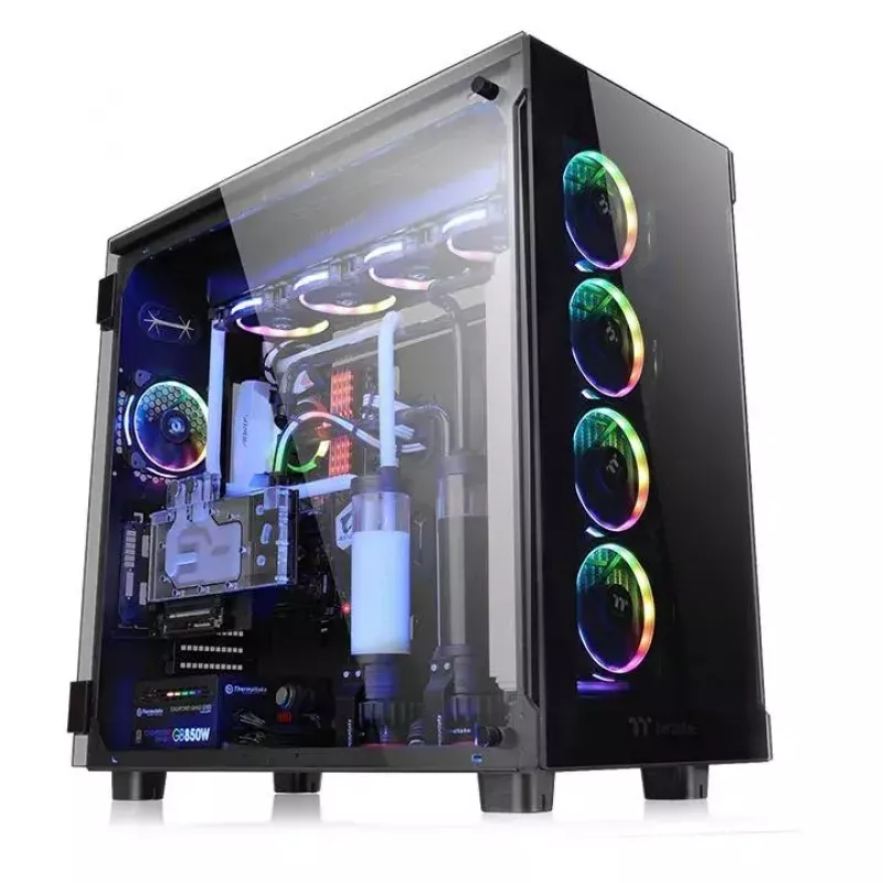PC korpusas Thermaltake View 91 TG RGB Ultra Tower Juoda