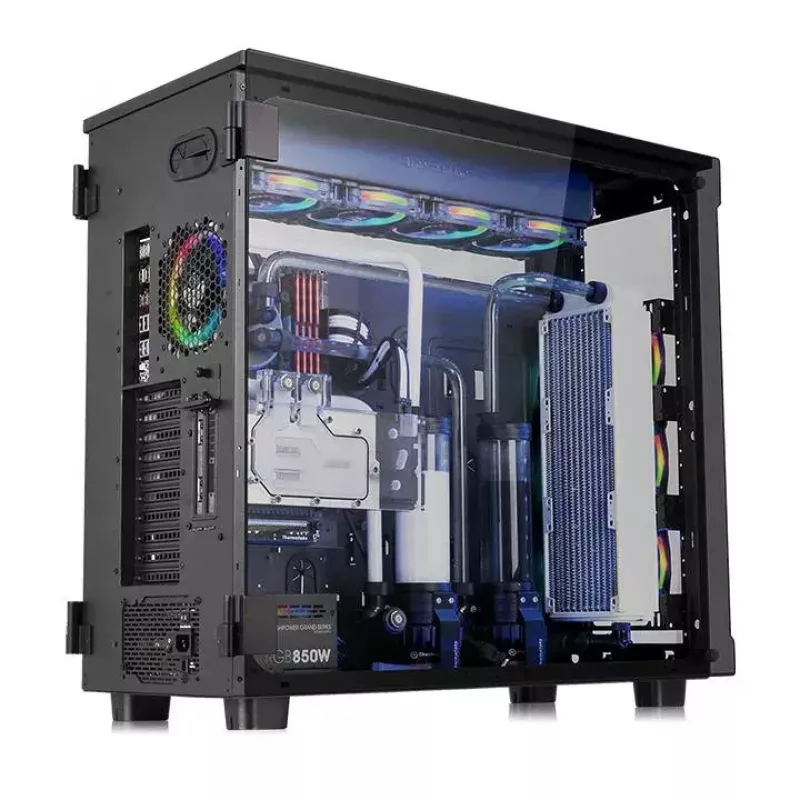 PC korpusas Thermaltake View 91 TG RGB Ultra Tower Juoda