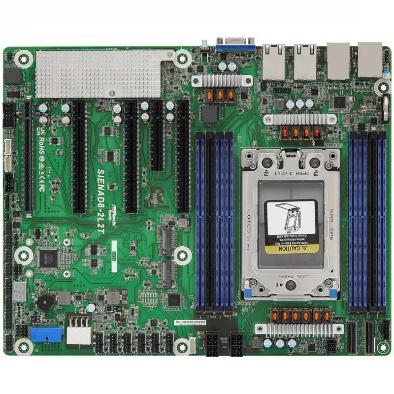 Pagrindinė plokštė ASRock SIENAD8-2L2T Socket SP6 ATX