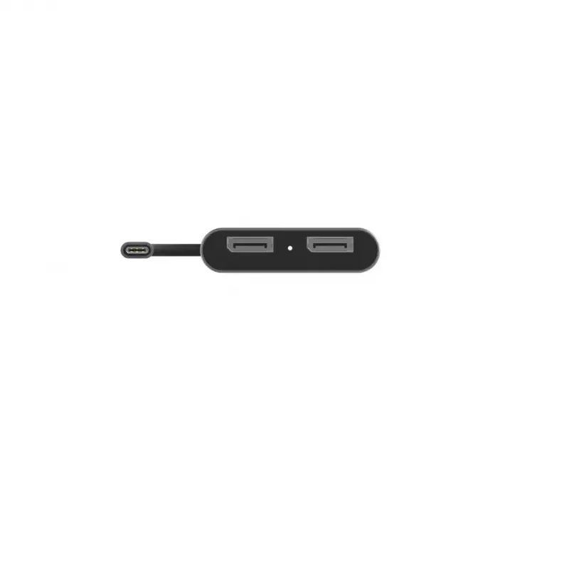 Vaizdo kabelio adapteris UNITEK V1404A 0,15 m USB Type-C 2 x DisplayPort
