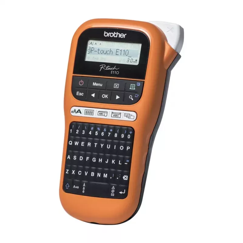 Etikečių spausdintuvas Brother PT-E110VP Tiesioginė terminė Spalva 180 x 180 DPI 20 mm/sek TZe QWERTY