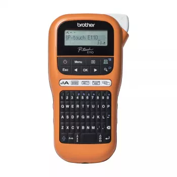 Etikečių spausdintuvas Brother PT-E110VP Tiesioginė terminė Spalva 180 x 180 DPI 20 mm/sek TZe QWERTY