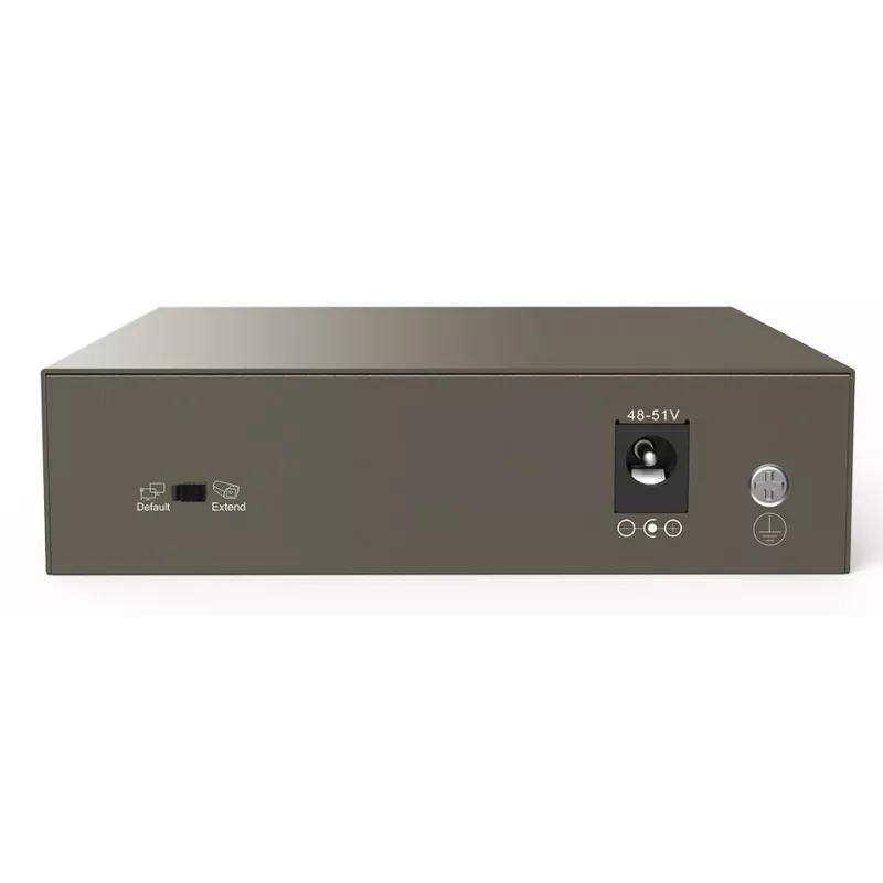 Tenda TEF1105-4-63W tinklo komutatorius Nevaldomas Fast Ethernet (10/100) Power over Ethernet (PoE) Stalinis / Tvirtinamas ant sienos Pilka