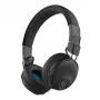 JLab Studio Wireless Juoda - Bluetooth On-Ear-Headphones (30 valandų baterijos veikimo laikas, įmontuotas mikrofonas, nuotolinis valdymas)