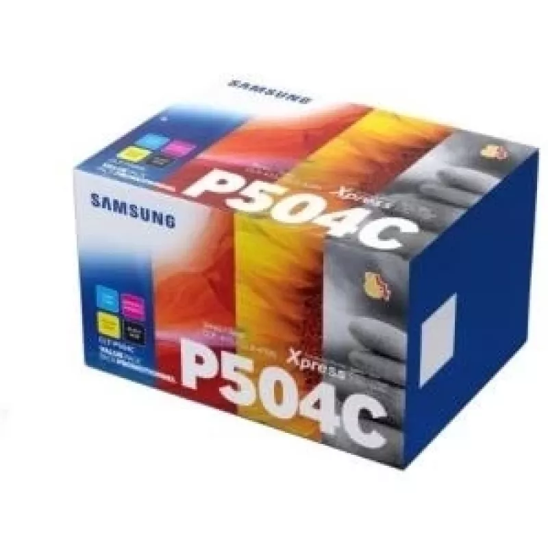 Samsung Toner CLT-P504C - Rainbow Kit (C/M/Y/K) - talpa: BK: 2 500 puslapių, C/M/Y: po 800 puslapių (CLT-P504C/ELS)