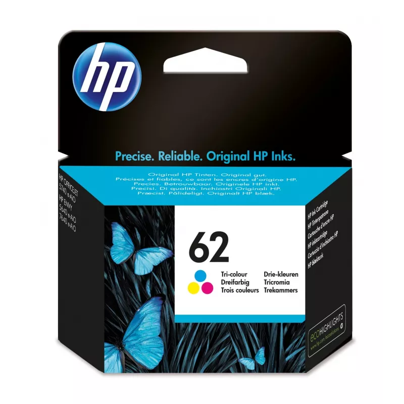 HP 62 Tri-color rašalo kasetė Blister