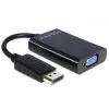 Delock adapteris DisplayPort kištukas > VGA 15 kontaktų lizdas - DisplayPort adapteris - DisplayPort (kištukas)