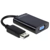 Delock adapteris DisplayPort kištukas > VGA 15 kontaktų lizdas - DisplayPort adapteris - DisplayPort (kištukas)
