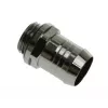 Bitspower jungtis tiesi G1/4 colio AG su 13 mm vid. skersmeniu - juoda blizgi