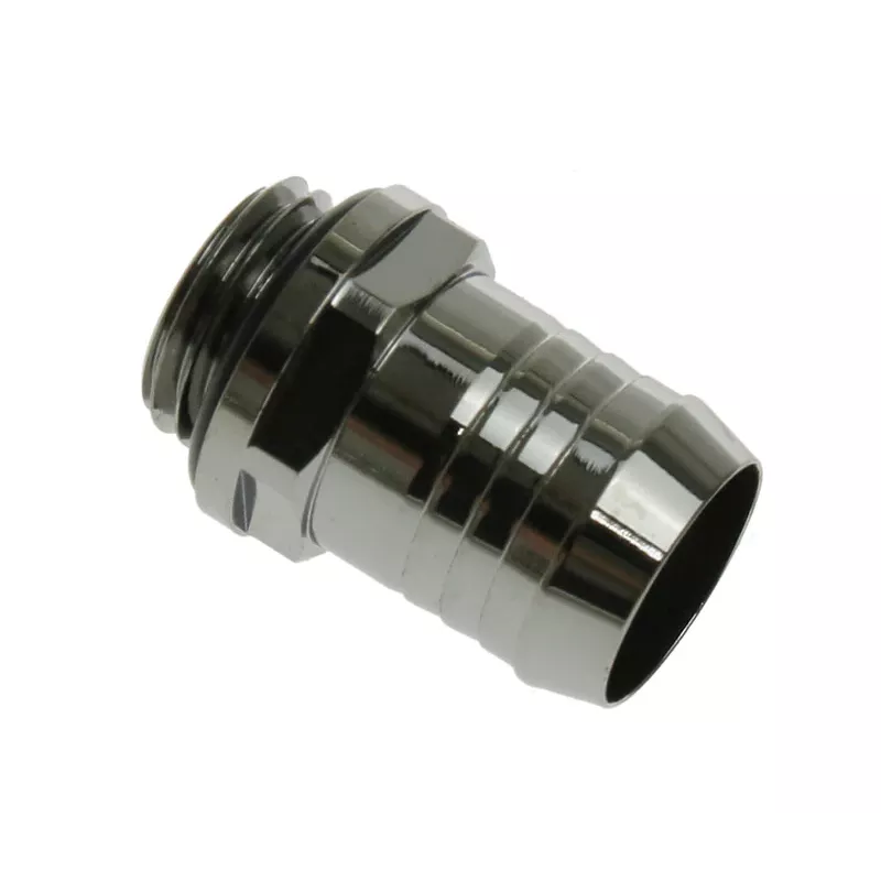 Bitspower jungtis tiesi G1/4 colio AG su 13 mm vid. skersmeniu - juoda blizgi