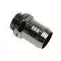 Bitspower jungtis tiesi G1/4 colio AG su 13 mm vid. skersmeniu - juoda blizgi