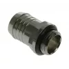 Bitspower jungtis tiesi G1/4 colio AG su 13 mm vid. skersmeniu - juoda blizgi