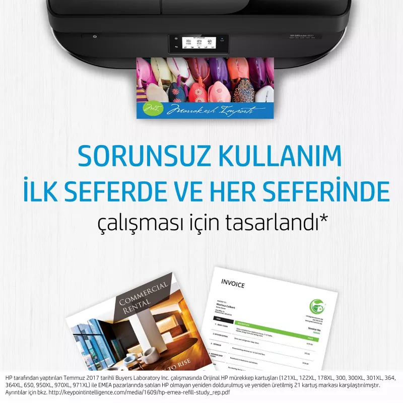 HP 301XL rašalo spalvota lizdinė pakuotė DesignJet 1050 daugiafunkcis spausdintuvas