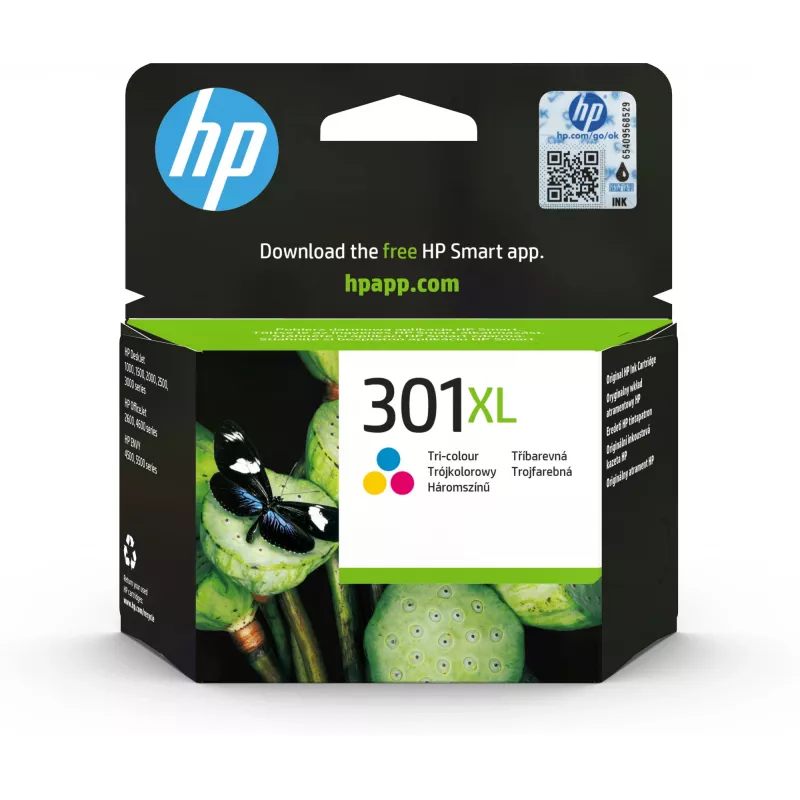 HP 301XL rašalo spalvota lizdinė pakuotė DesignJet 1050 daugiafunkcis spausdintuvas