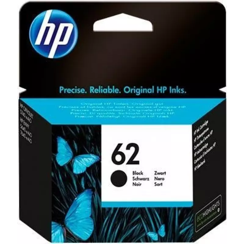 HP 62 juoda Originali rašalo kasetė