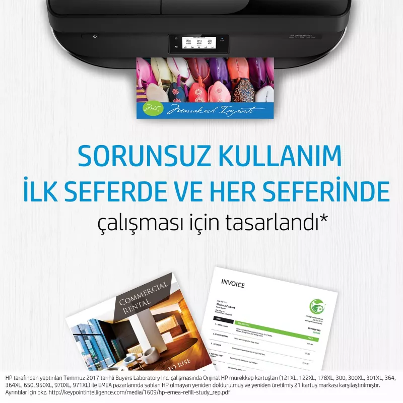 HP 62XL Originalius rašalo kasetė C2P04AE 301 trijų spalvų didelės talpos 1 vnt. lizdinėje pakuotėje su keliomis etiketėmis