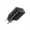 Pakrovėjas HAVIT UCLE001 EU GaN trijų prievadų 30 W juodas — kompaktiškas USB pakrovėjas su 3 prievadais