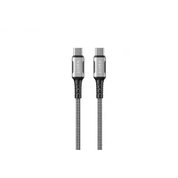 Havit CB6297 magnetinis laidas USB Type C į USB Type C 1m juodas