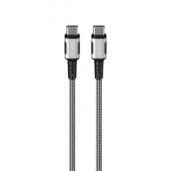 Havit CB6297 magnetinis laidas USB Type C į USB Type C 1m juodas
