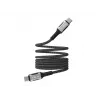 Havit CB6297 magnetinis laidas USB Type C į USB Type C 1m juodas
