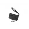 Havit CB6297 magnetinis laidas USB Type C į USB Type C 1m juodas