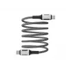 Havit CB6297 magnetinis laidas USB Type C į USB Type C 1m juodas