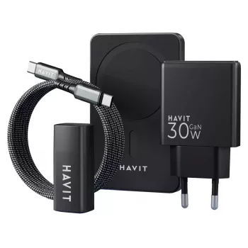 HAVIT Charging Kit 2024 Gift Kit EU – kelių dalių įkrovimo rinkinys nešiojamiems įrenginiams