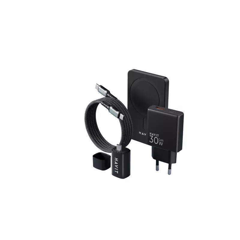 HAVIT Charging Kit 2024 Gift Kit EU – kelių dalių įkrovimo rinkinys nešiojamiems įrenginiams